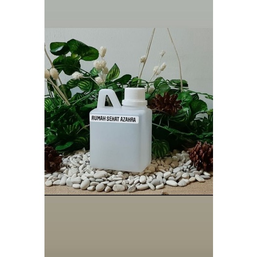 Jerigen 500ml kotak natural HDPE