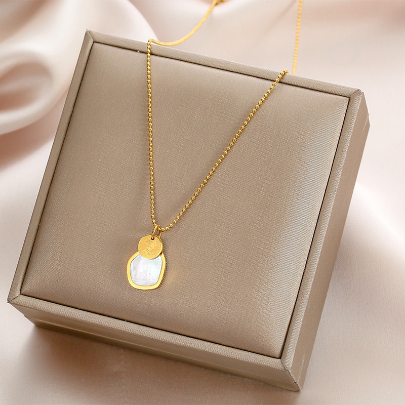 [86171] Kalung titanium korea style anti karat