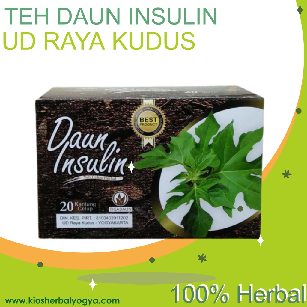 

teh celup herbal daun INSULIN herbal terapi diabetes kencing manis