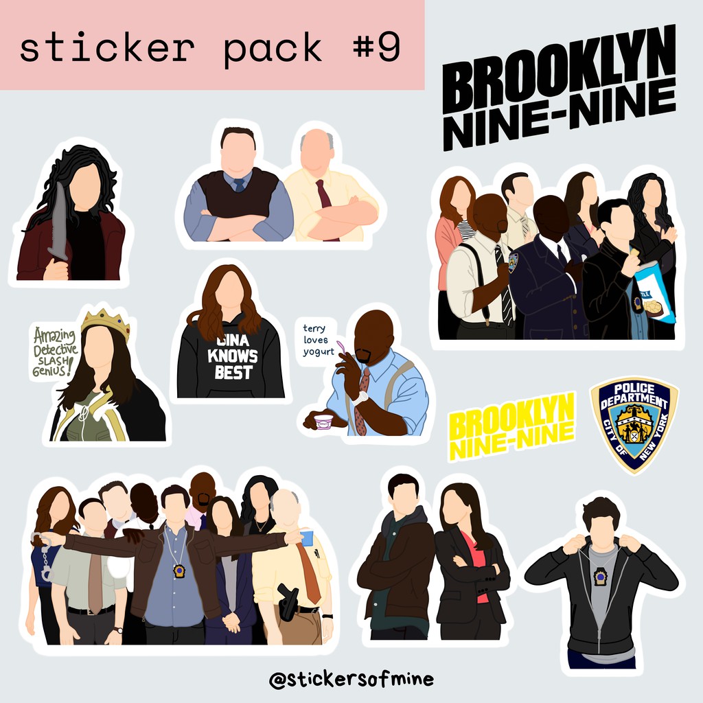 jual-sticker-pack-9-brooklyn-nine-nine-shopee-indonesia