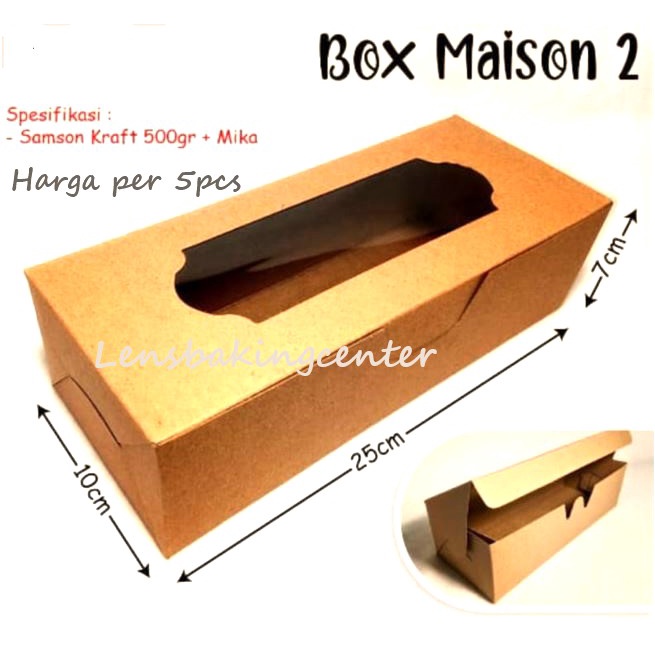 Dus / Box / Kardus   Coklat  / Emas / Gold  Polos  Kue Potong  /  Lapis Legit  /  Brownies Panggang 