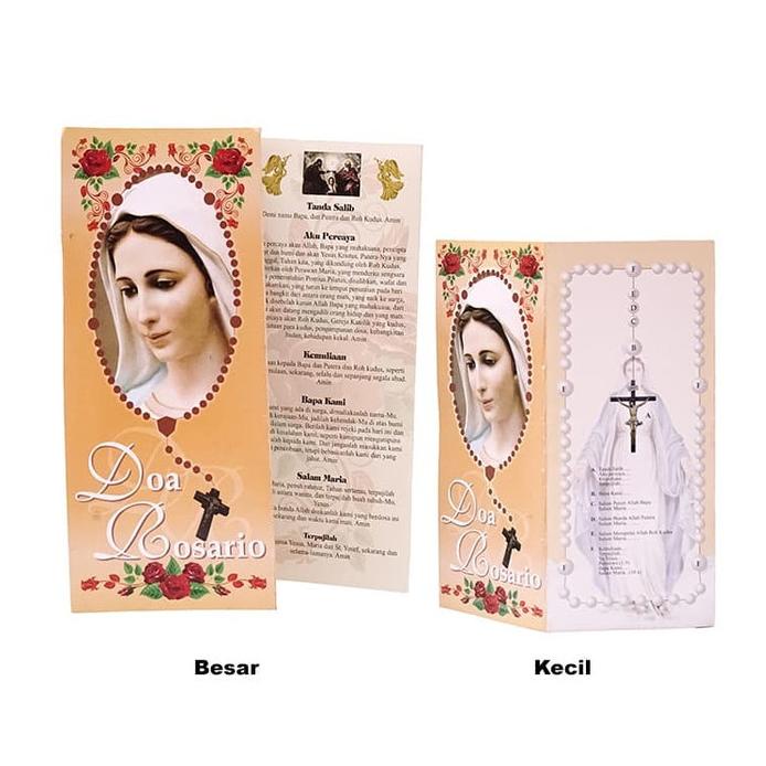 

Lembaran Doa Rosario-Kertas Doa Rosario-Buku Kumpulan Doa Rohani Promo!!! R11