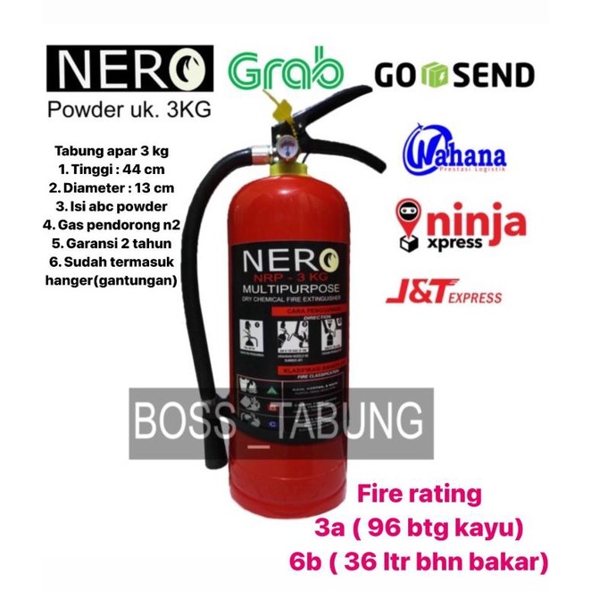 Promo / Apar / Tabung Pemadam / Tabung Pemadam Api 3Kg / Nero