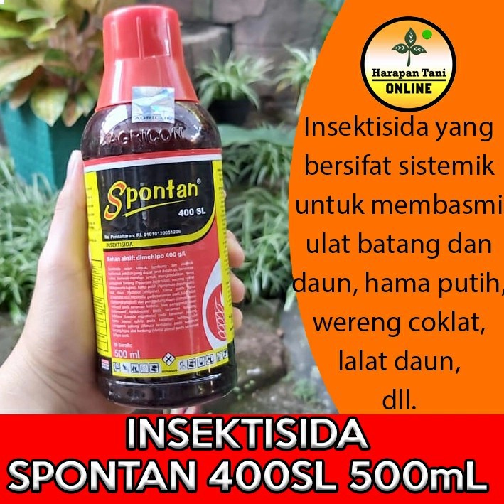 Spontan 400SL 500mL | Spontan 400SL 250mL | Insektisida Sistemik | Ulat Batang & Daun, Wereng