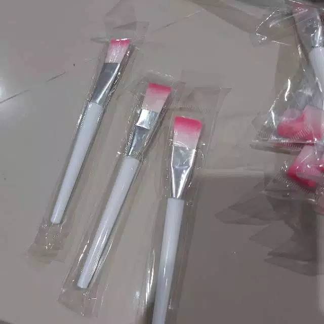 Kuas Masker Brush Warna Pink kuas masker wajah