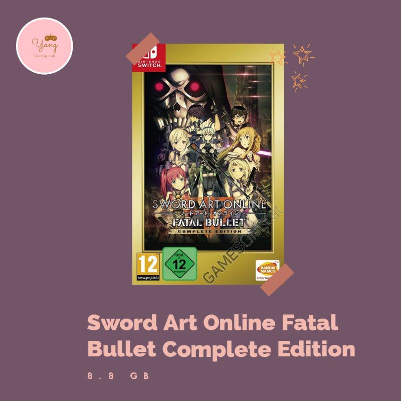 Sword Art Online Fatal Bullet Complete Edition SAO Nintendo Switch