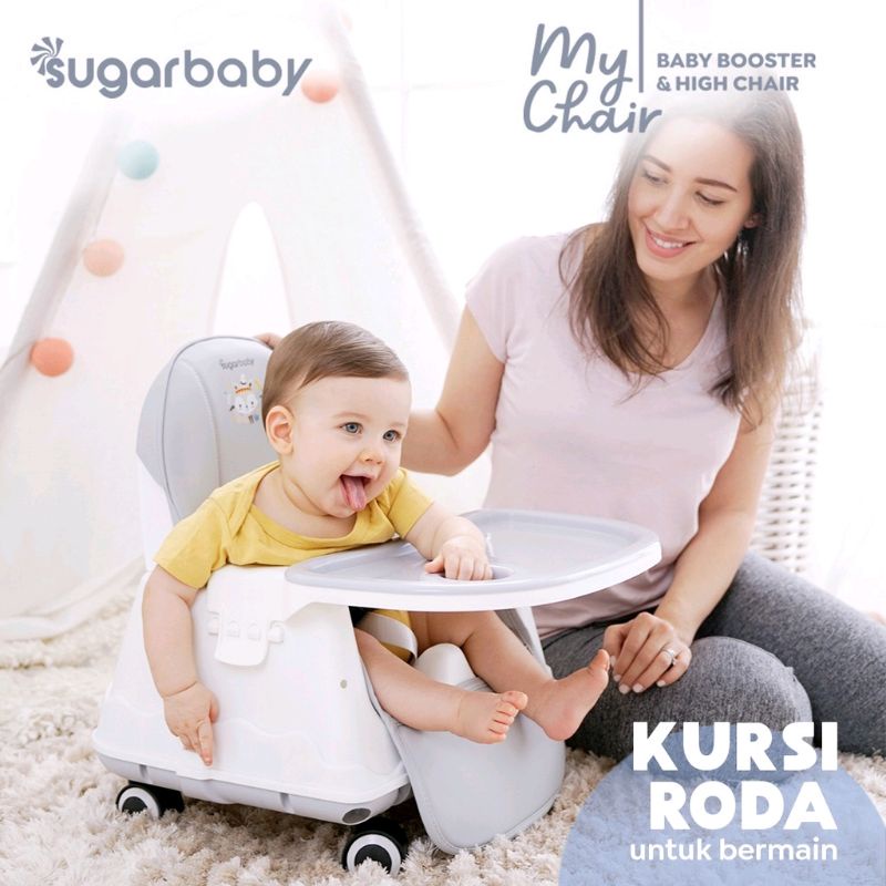 Sugar Baby My Chair (Baby Booster &amp; High Chair) : 6 Growing Stages / Sugarbaby My Chair 6 Growing Stages Kursi Makan Bayi