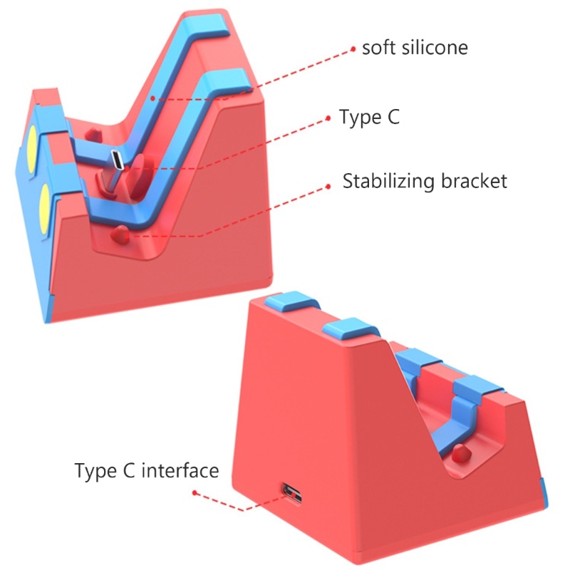 Dock Charging Konsol Game Portable Usb Tipe C Untuk Lite OLED