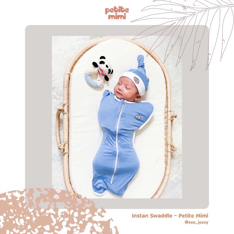 Petite Mimi Instant Swadle -Bedong bayi Instan