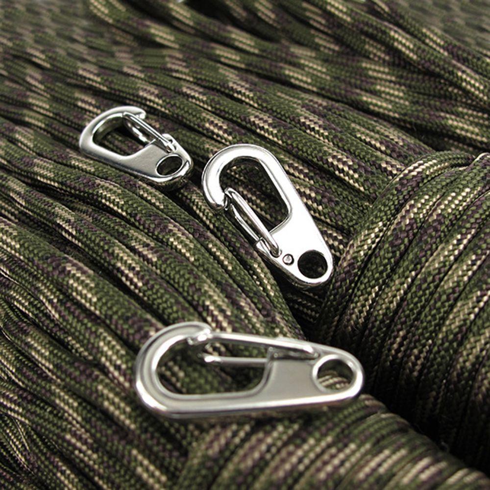 Suyo 4/8pcs D Carabiner Mini Aluminium Alloy Outdoor Hook Survival EDC Gear Camping Keyring