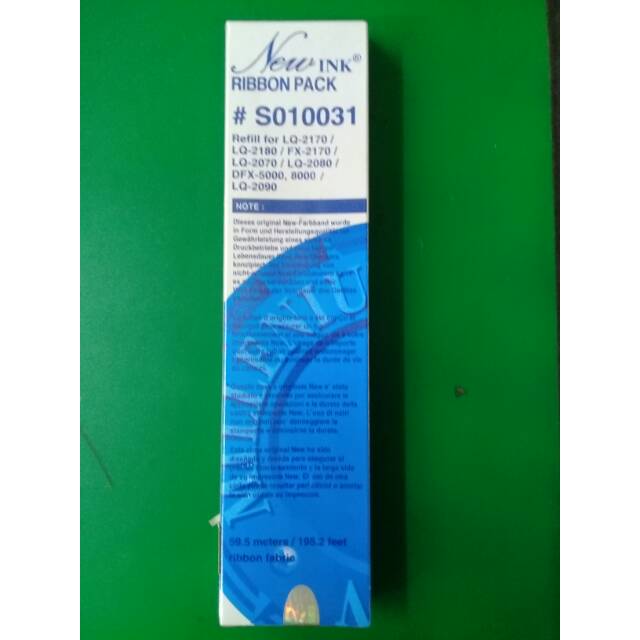 

Pita printer Epson #S010031 New Ink