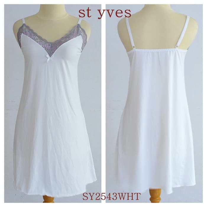 ST YVES LINGERIE, TANPA KAWAT, BAHAN ADEM, HALUS, SY2543WHT