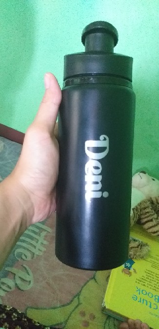 Twin Digital Tumbler Custom Botol Minum Tumbler Termos 500ml - Tumbler Ace Grafir
