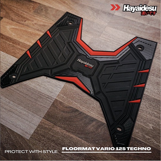 Karpet Motor Floor Mat VARIO Click 125 FI Techno 2012-2014 Hayaidesu Body Protector Aksesoris Honda