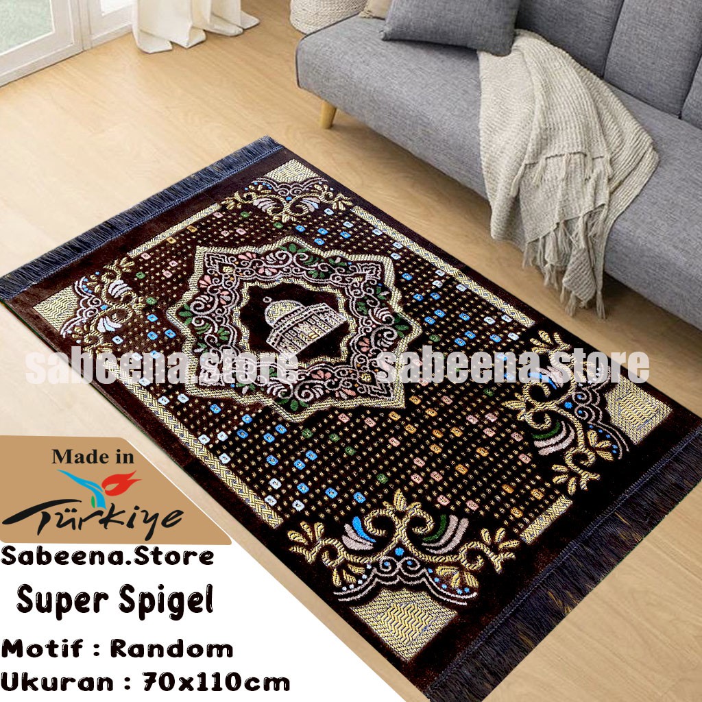 Sajadah Turkey Spigel Bulu Tebal Turkiye By Sabeena.Store