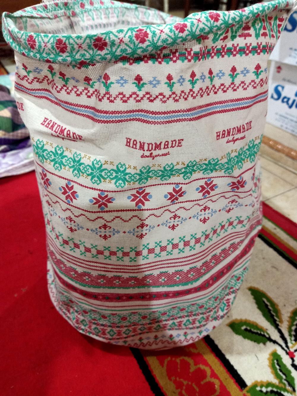 Keranjang Laundry Baju Kotor Lipat Basket Storage Pakaian Hamper Bag Keranjang Serbaguna - Dekoraku