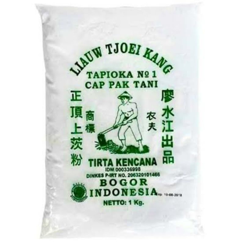 

Tepung Tapioka / Sagu Tani Liauw Tjoei Kang 1kg