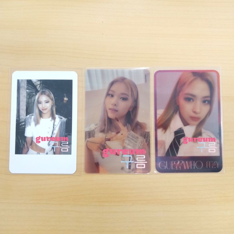[READY] (TAKEALL) ITZY GUESS WHO BENEFIT PHOTOCARD WEB - RYUJIN