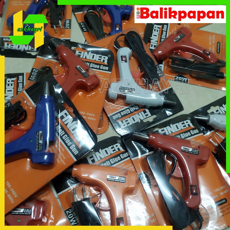 Glue Gun Gluegun 20 Watt / Alat Lem Tembak 20Watt Finder Eagle