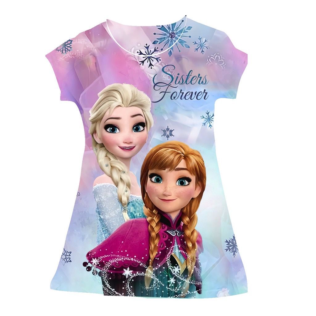 DRESS AAK SCUBA MOTIF FROZEN