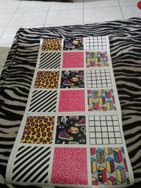 Stiker Tegel Hiasan Dinding Lantai Dapur Rumah Meja Kamar Tangga Rumah - Tg