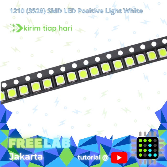 LED 3528 SMD 3V 1W 2835 Ultra Bright 1210 - Putih