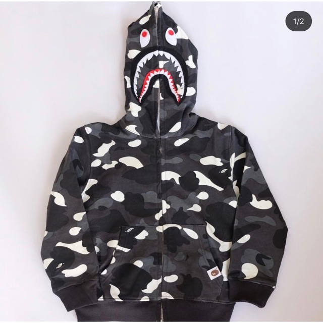 Premium hoodie bape glow in the dark