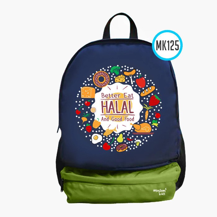 Tas Sekolah Ransel Anak SD Small Bagpack Bag Back Pack Muslim Kids Halal Large