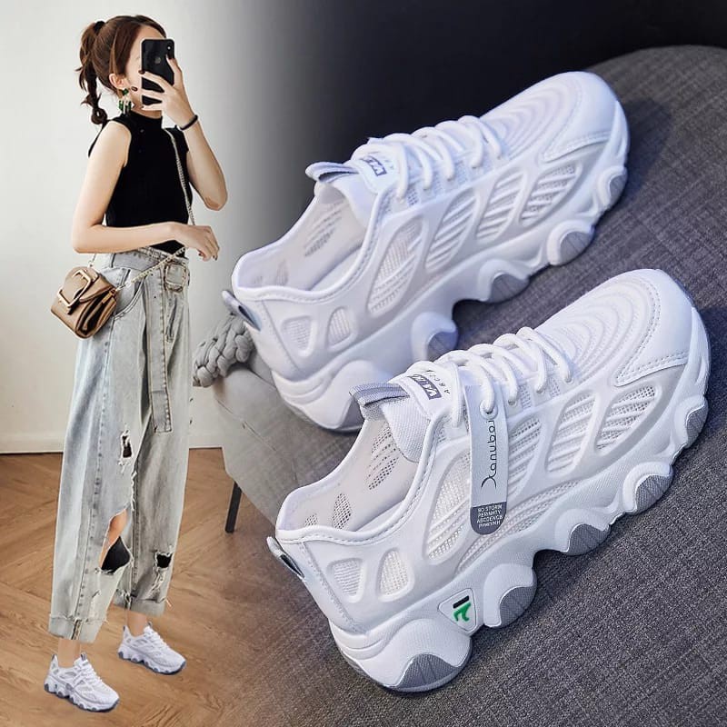 TOKODISNA - SEPATU SNEAKERS KOREA WANITA PRESS XANUBAI