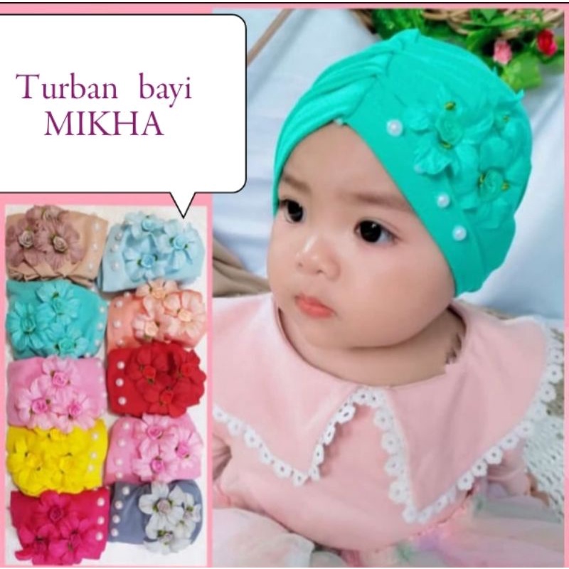 turban bayi/TURBAN MIKHA/turban lucu