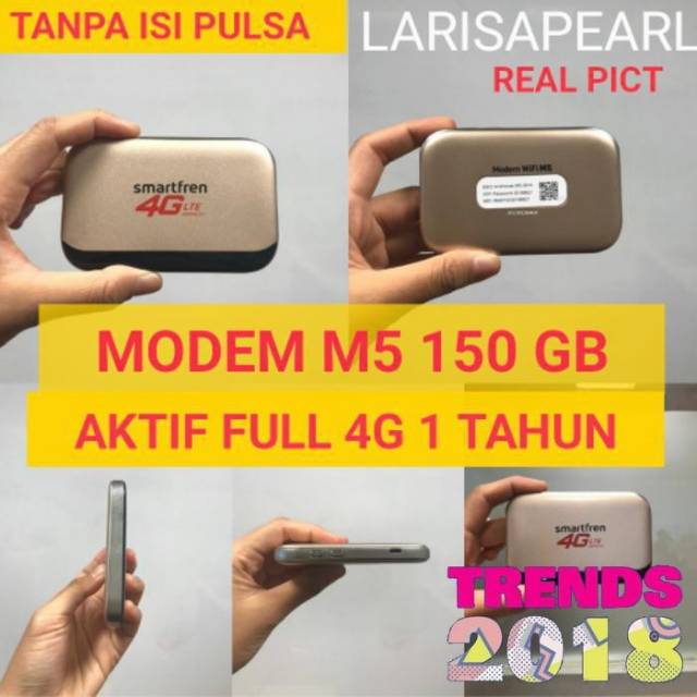 PROMO HARGA TERMURAH DISKON Modem WIFI M5 Smartfren 4G  GRATIS KUOTA 150 GB AKTIF 1 TAHUN