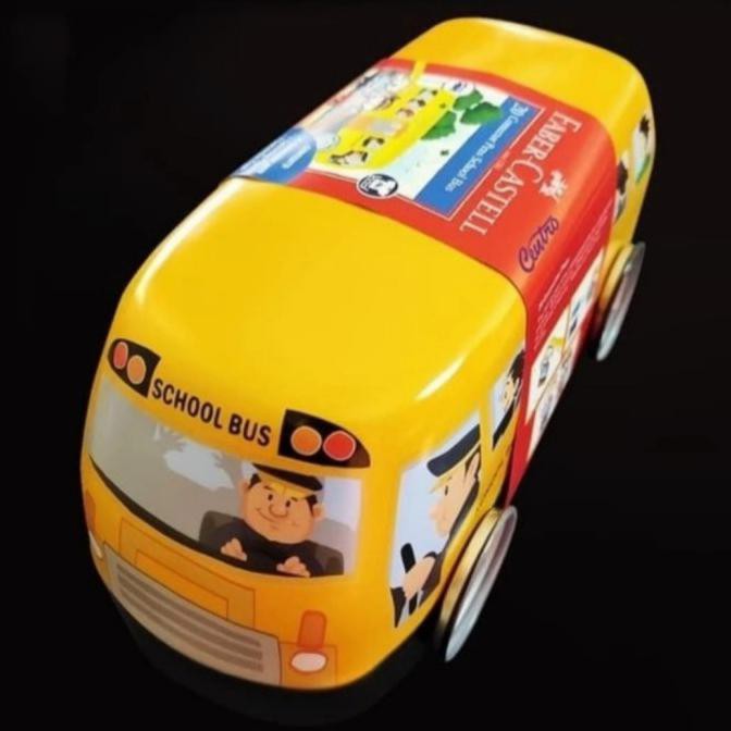 

(PERALATAN MENGGAMBAR) FABER CASTELL SCHOOL BUS PENS SPIDOL 20 CONNECTOR PEN SALE