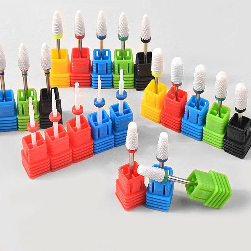 Mata Bor Paku AUGUSTINA Pemotong 23jenis Aksesoris Aparatur Pedicure3/32 &quot;Alat Milling Cutter Kikir Nail Art Keramik