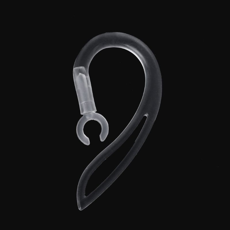 btsg 8mm Bluetooth Earphones Transparent Soft Silicone Ear Hook Loop Clip Headset