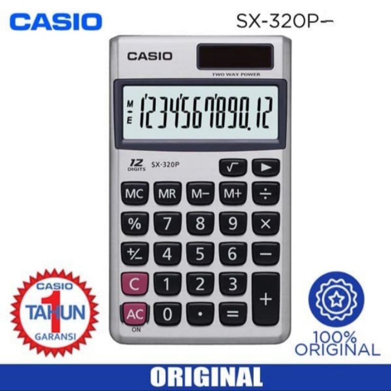 

CASIO KALKULATOR POKET SX 320 ORIGINAL