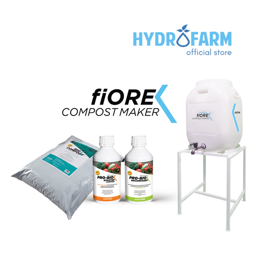 Hydrofarm - Fiore Kompos Maker (Sistem Pembuat Kompos) Tanpa Stand Kaki