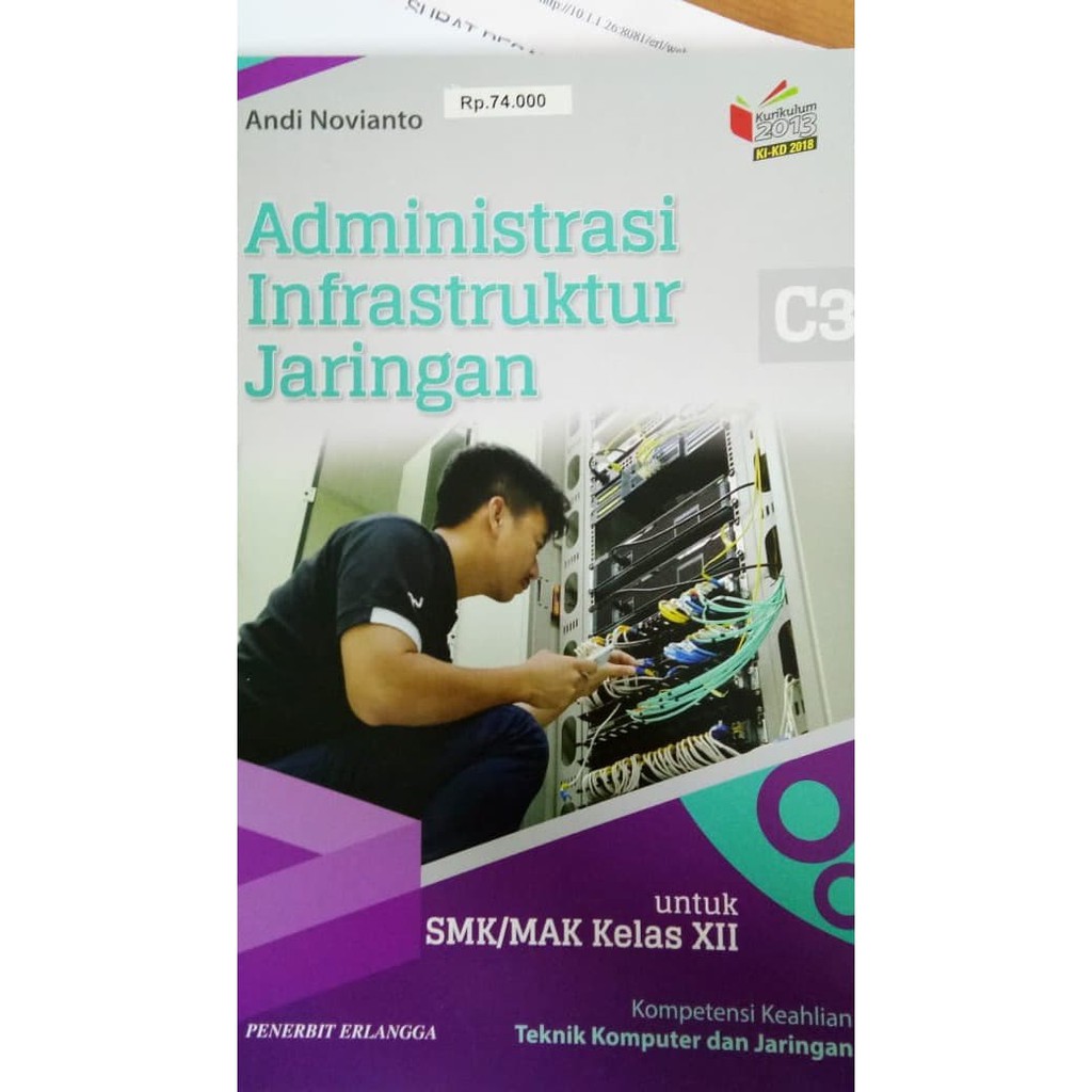 "BOOSBOOK" JUAL BUKU ADMINISTRASI INFRASTRUKTUR JARINGAN C3 KOMPETENSI TKJ SMK KELAS 3