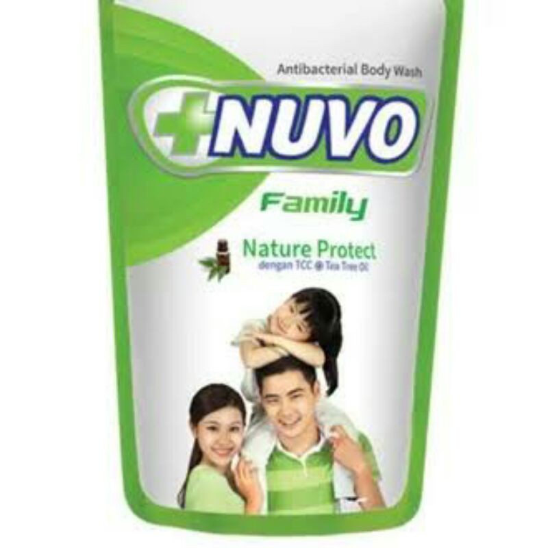 Nuvo Body Wash Antibacterial Fresh/Total/Mild/Nature/Family/Cool/Charcoal 400ml / 450ml