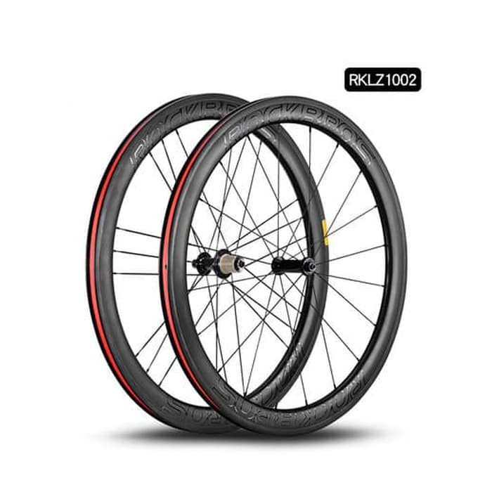 Dijual RockBros RKLZ1002 50 mm Carbon Fiber Wheelset 700C Road Bike Murah