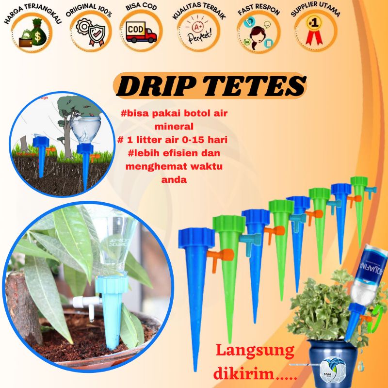 Irigasi Tetes Otomatis/Drip Tetes Sistem Alat Irigasi Drip Botol