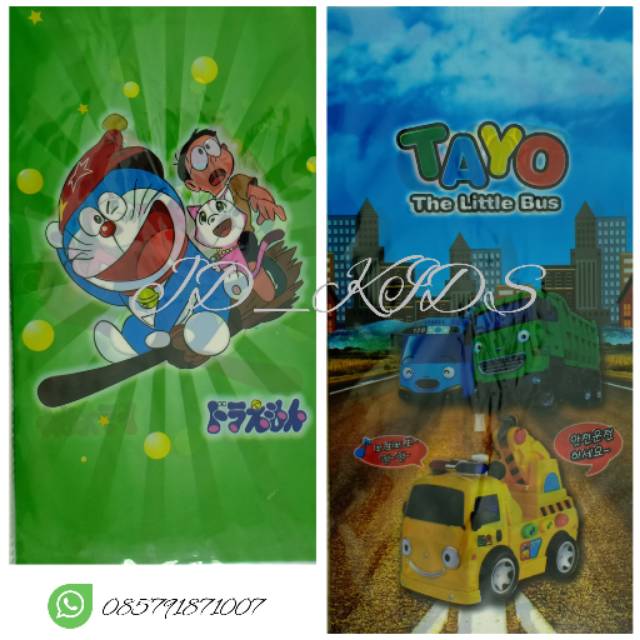 

17x35 Plastik Goodie Bag Kantong Snack Souvernir Hampers Ultah Karakter Doraemon - Tayo