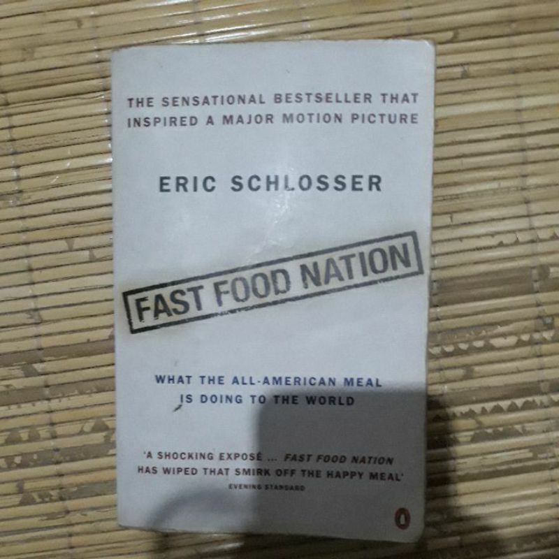 Preloved Novel Import Fast Food Nation - Eric Schlosser