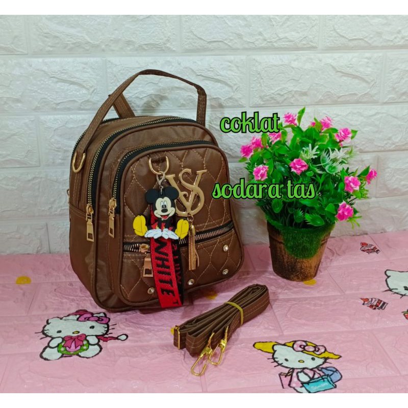 RANSEL VIDIA STYEL RUMBAI 3In1 Uk 18x16Cm