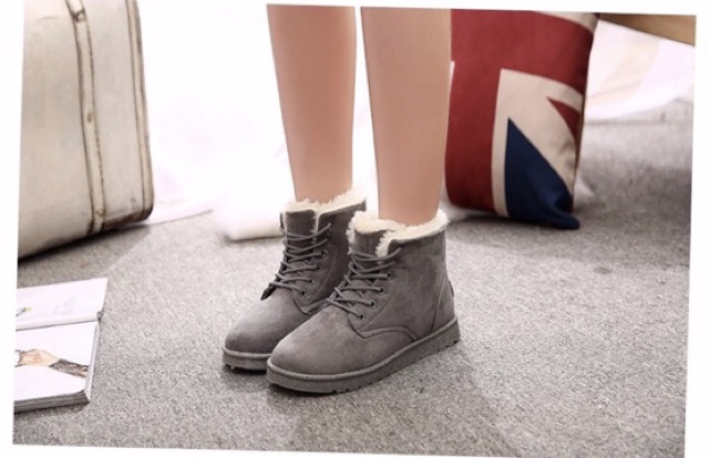 IMPORT MOLLAD Boots Thermal Sepatu Boots Ankle Bulu Musim Dingin Winter Boots