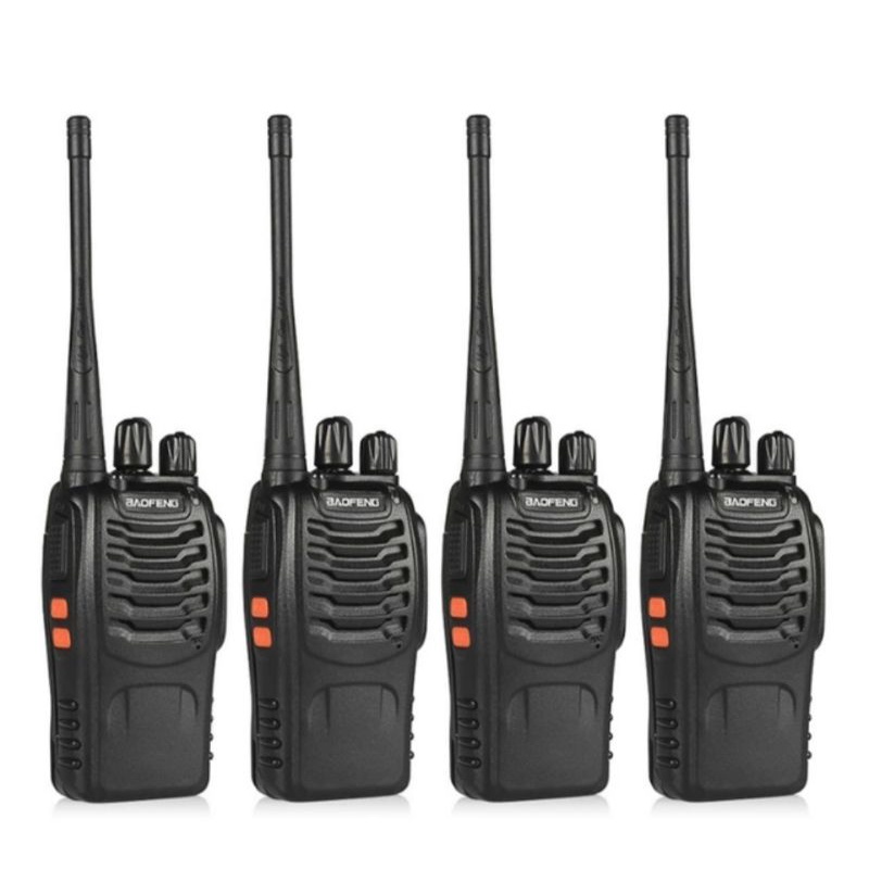 PAKET 4 UNIT HT HANDY TALKY 888S ORIGINAL