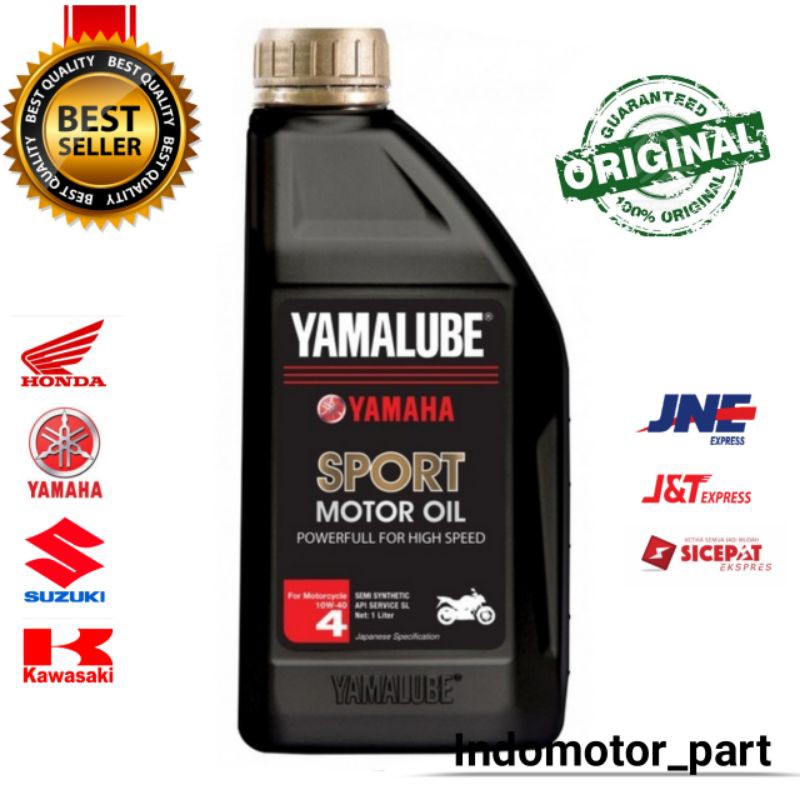 oli Yamalube sport 1L vixion R15 Byson scorpio oli motor murah original