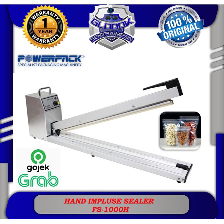 Hand Impulse Sealer FS-1000H POWERPACK