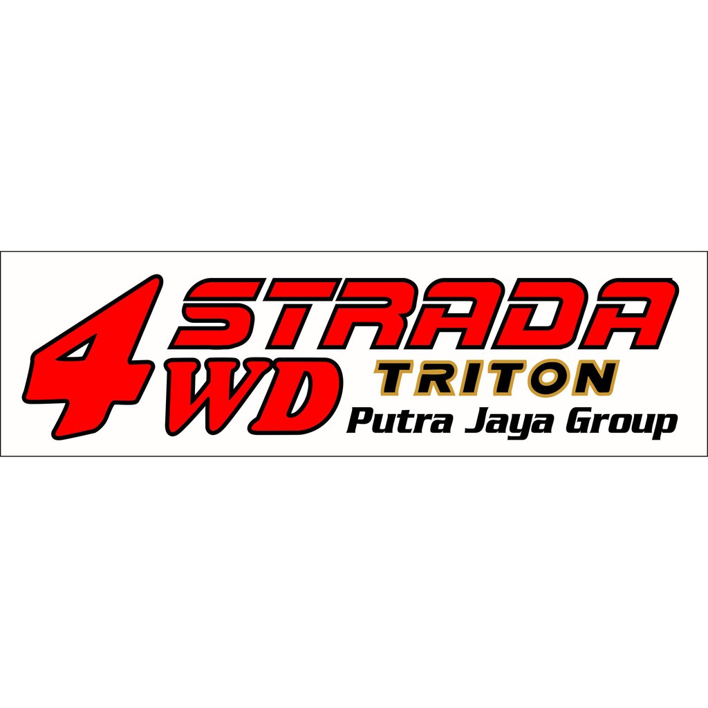 STIKER 4WD STRADA TRITON