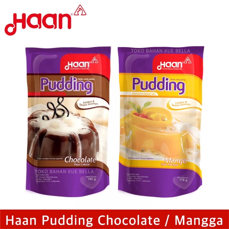 Haan Pudding COKLAT 145gr (Pouch)