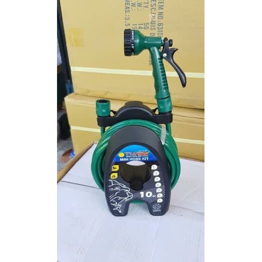 Tora Gulungan Selang Air 10 Mtr Komplit Semprotan Mini Hose Kit TAIWAN